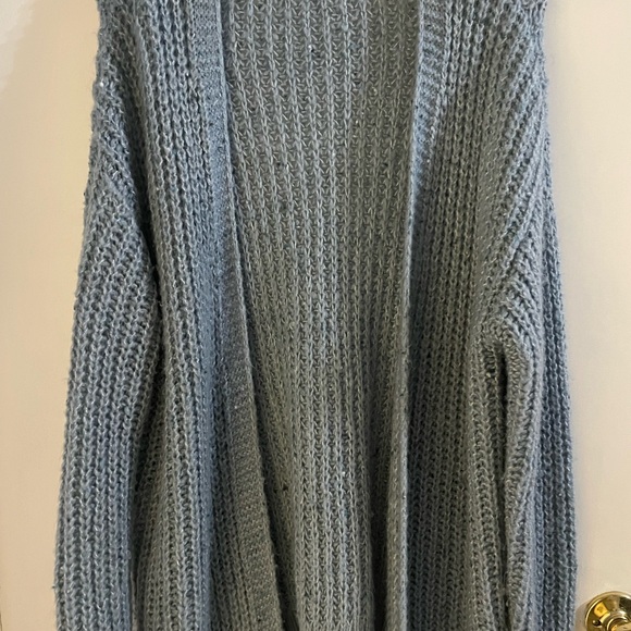a.n.a Sweaters - Women’s a.n.a Oversized Soft Blue Knit Cardigan in size small